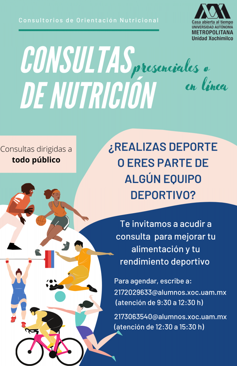 Consulta Nutrici N Deportiva Universidad Aut Noma Metropolitana